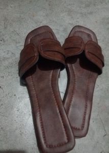 Brown Flats Sandals