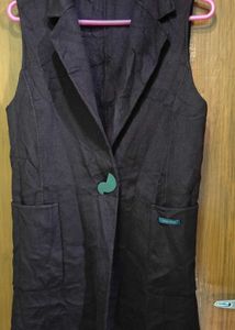 Sleeveless Blazer Vest