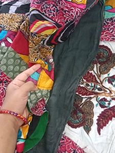 Anarkali Kurthi With Chudi Pant...L
