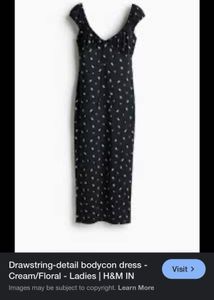 H&amp;M New Bodycon Dress Xs Nd S For Both Fits
