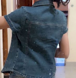 Denim Short Sleeve Shirt