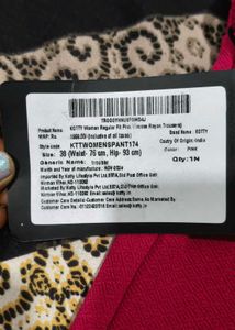 Hot Pink Trousers New With Tag
