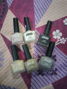 Nykaa Matte Nail Lacquer (6 Pcs)