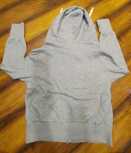 Cozy Grey Heart Hoodie