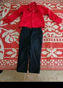 Cute Red With Black Party Wear... Rarely Used One... Grab It Soon