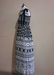 Black &amp; White Maxi Dress