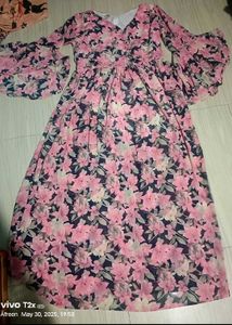 Floral Print Maxi Dress For Women