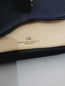 Oriflame Navy &amp; Beige Crossbody Bag