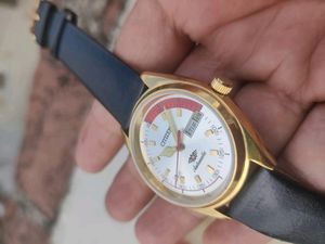 Citizen Automatic Vintage Watch Silver Colour Dial Japan Made Model No 8200 Working Condition Keep Accurate Time