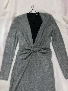 Sparkly Silver Party Dress