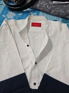 Peter England White Shirt