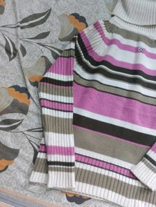 turtleneck knit top for women