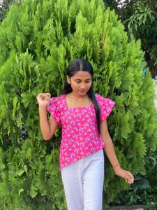 Pink Cotton Top