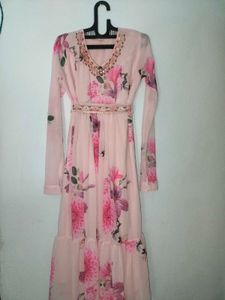 Floral Print Maxi Dress