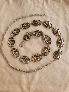 Y2k Pinteresty Silver Chain Waist Belt