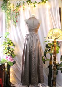 Elegant satin Maxi Dress