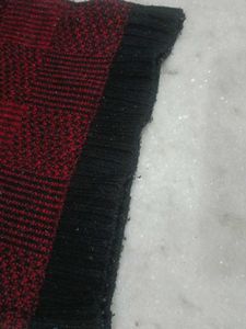 Red &amp; Black Checkered Sweater