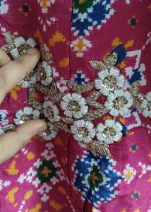 Pink Kurta Set- sharara