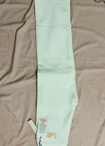 High Waist White Jeans