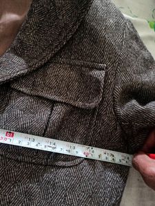 Premium Wool Blend Blazer Coat