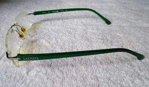 Unisex Lacoste Rimless Spectacles Frame.
