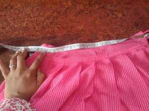 Pink  skirt with Blouse and dupatta