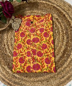Floral Print Kurta