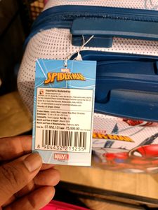 Kids Spiderman Cabin Size Branded Trolly
