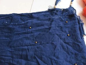 Navy Blue Duptta