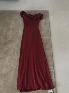 MAROON MAXI BODYCON DRESS ❤️