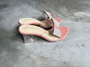 Cute Pink Bow Heels