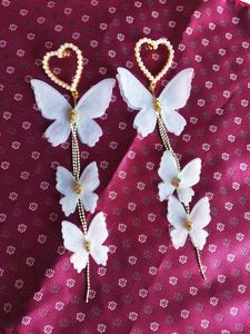 SAVANA Butterfly Drop Earrings