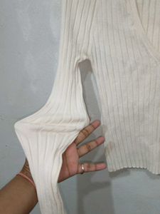 V Neck Winter Top From Zara