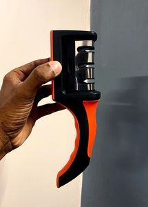 Knife Sharpener With Stainless Steel Blade