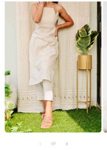 Anaykka Brand Off White Kurta Pant Set