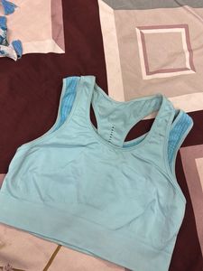 Blue Sports Bra