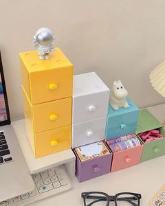 Stackable Cute Mini Drawers - Set Of 2