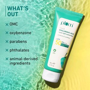 Plum Cica &amp; Hyaluronic Acid SPF 50 PA+++ Sunscreen