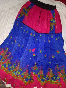 Paisley Print Maxi Skirt