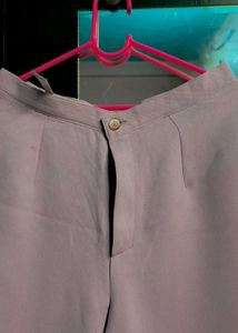 Lilac Wide Leg Trousers