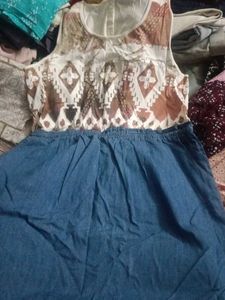 Blue Pearl Embellished Top