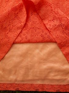 🔥SALE 🔥Coral Color Net Top