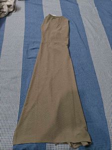 Sleeveless Front Cut-Out Textured Dress