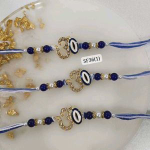 Set Of 3 Om Rakhi