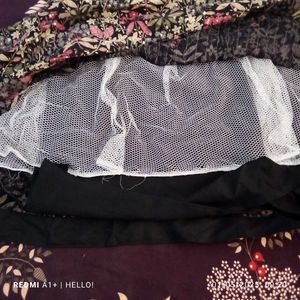 Heavy Floral Print Sequins Gown XXL