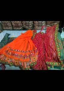 Orange Saree