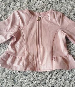 Pink Ruffle  Jacket