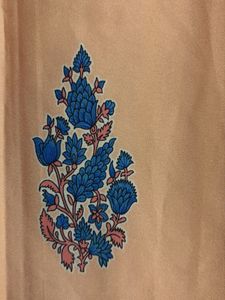 Elegant Floral Print Kurta