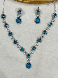Necklace Set aqua colour