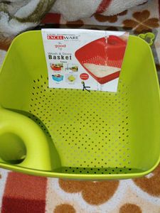 Wash And Drain Basket+ Free Broom Holder